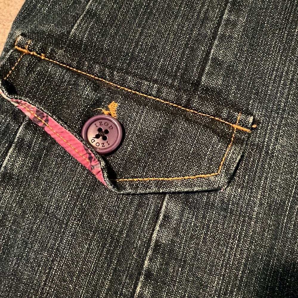 Vintage Izod Jean Jacket/Blazer - Picture 3 of 5